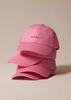 Pink 'Melrose' Embroidered Cap