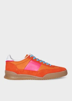 Women's Orange Leather 'Dover' Trainers