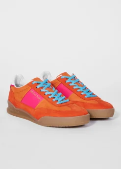 Women's Orange Leather 'Dover' Trainers